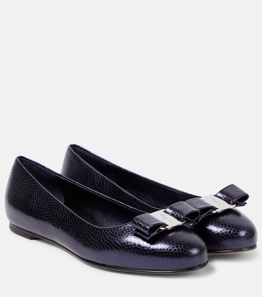

Кожаные балетки varina Ferragamo, розовый