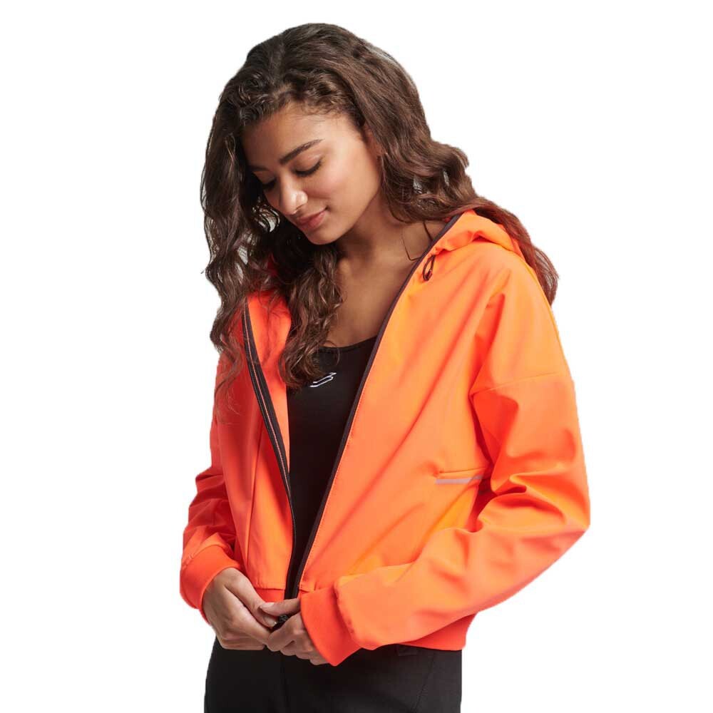 

Куртка Superdry Code Tech Crop Softshell, оранжевый