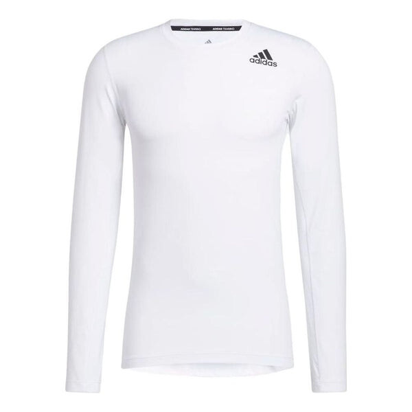 

Футболка Tech Fitted Long Sleeve T Shirt Adidas, белый