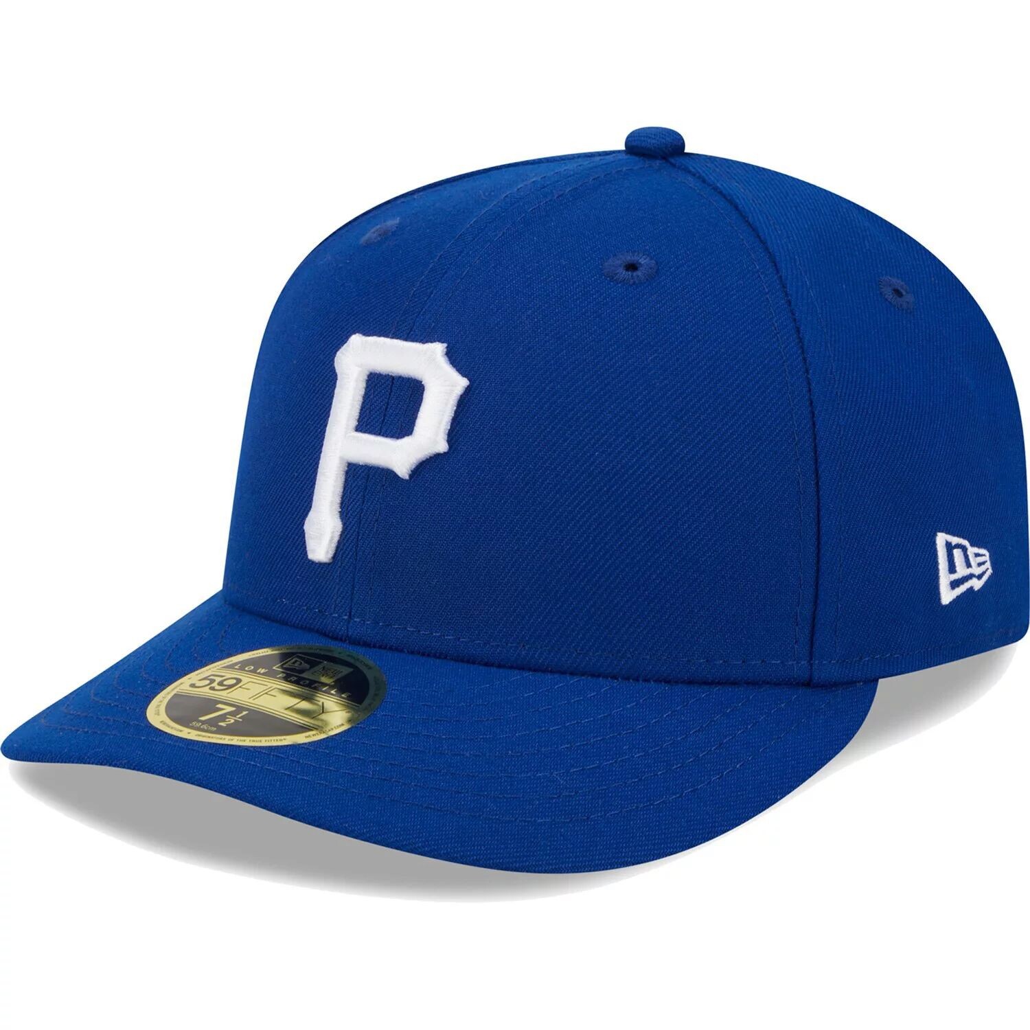 

Мужская облегающая шляпа New Era Royal Pittsburgh Pirates с белым логотипом 59FIFTY