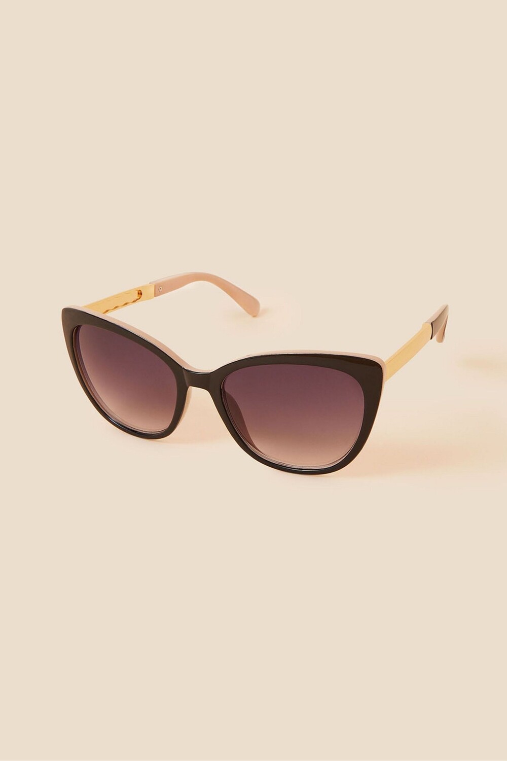 

Классические солнцезащитные очки «кошачий глаз» Accessorize, черный