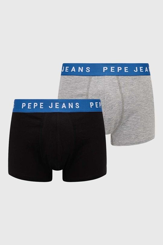 Набор боксеров , 2 пары Pepe Jeans, черный