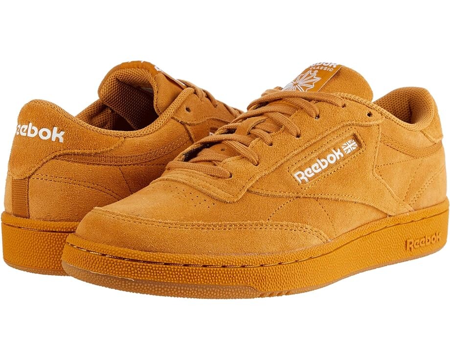 

Кроссовки Reebok Men's Club C 85, цвет Rich Ochre/White