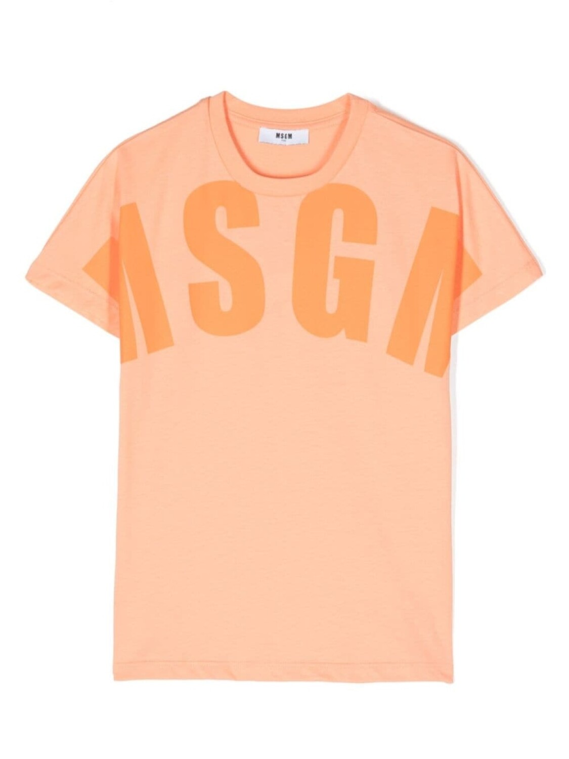 

MSGM Kids футболка с логотипом, оранжевый