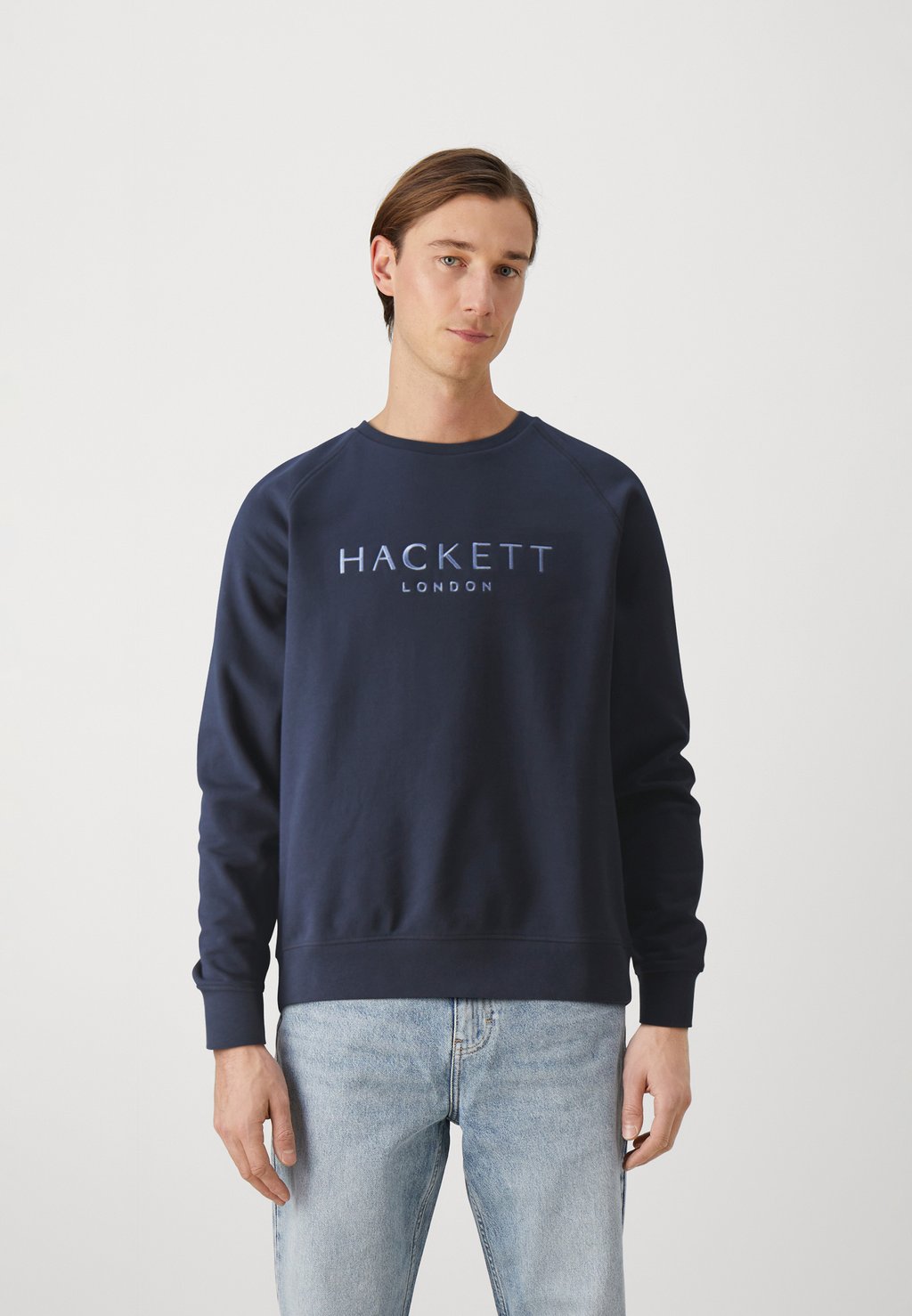Толстовка с капюшоном Hackett London, темно-синий толстовка с капюшоном hackett london серый