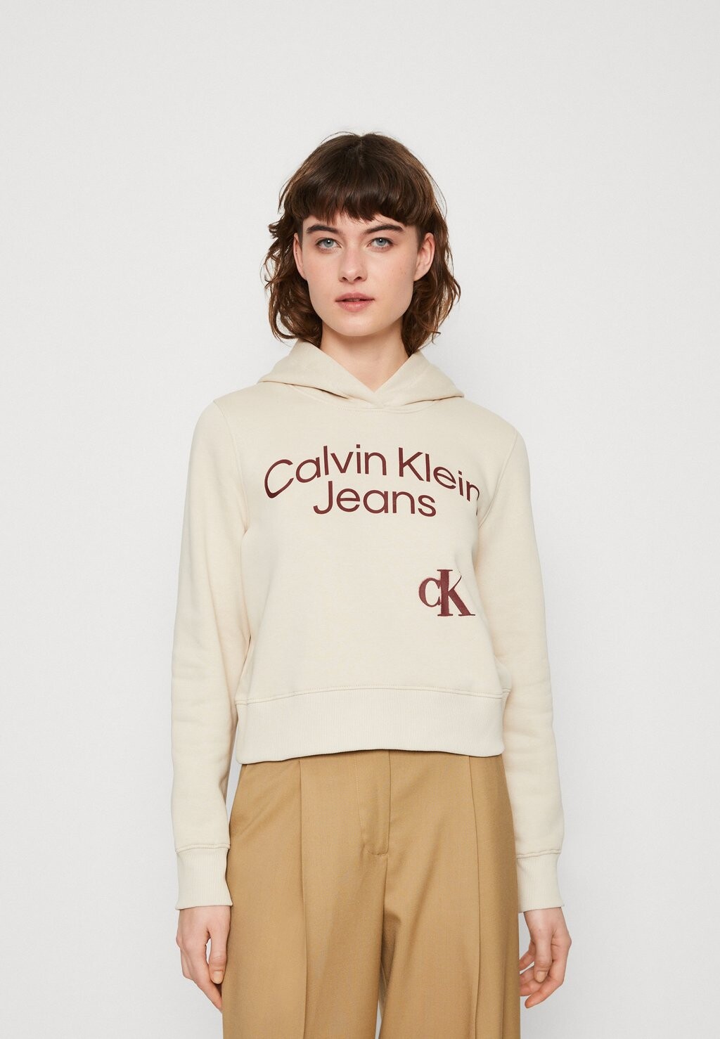 

Толстовка Calvin Klein Jeans, бежевый