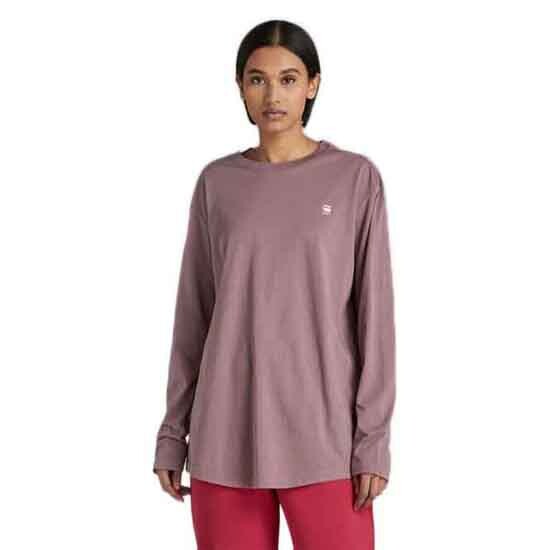 

Футболка G-Star Lash Fem Loose Long Sleeve Round Neck, фиолетовый