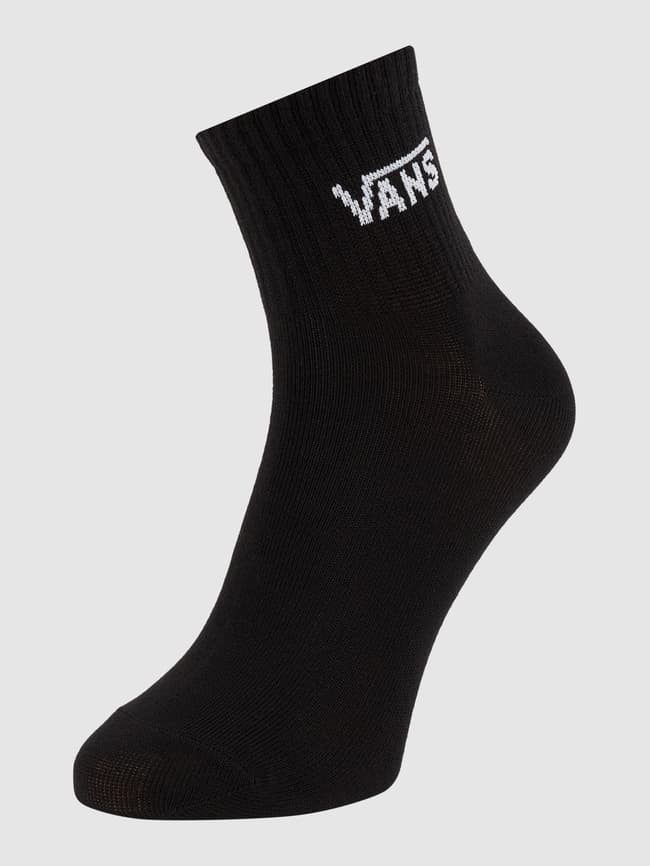 Носки-кроссовки с эластичным наполнением Vans, черный