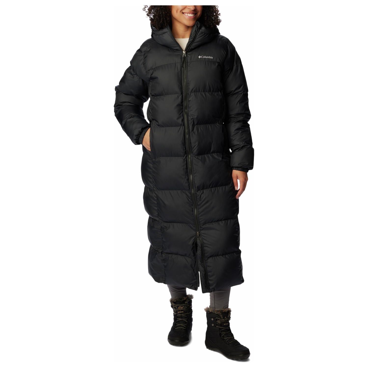 цена Пальто Columbia Women's Puffect Long, черный