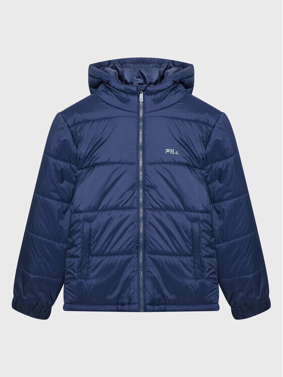 

Пуховик стандартного кроя Fila, синий