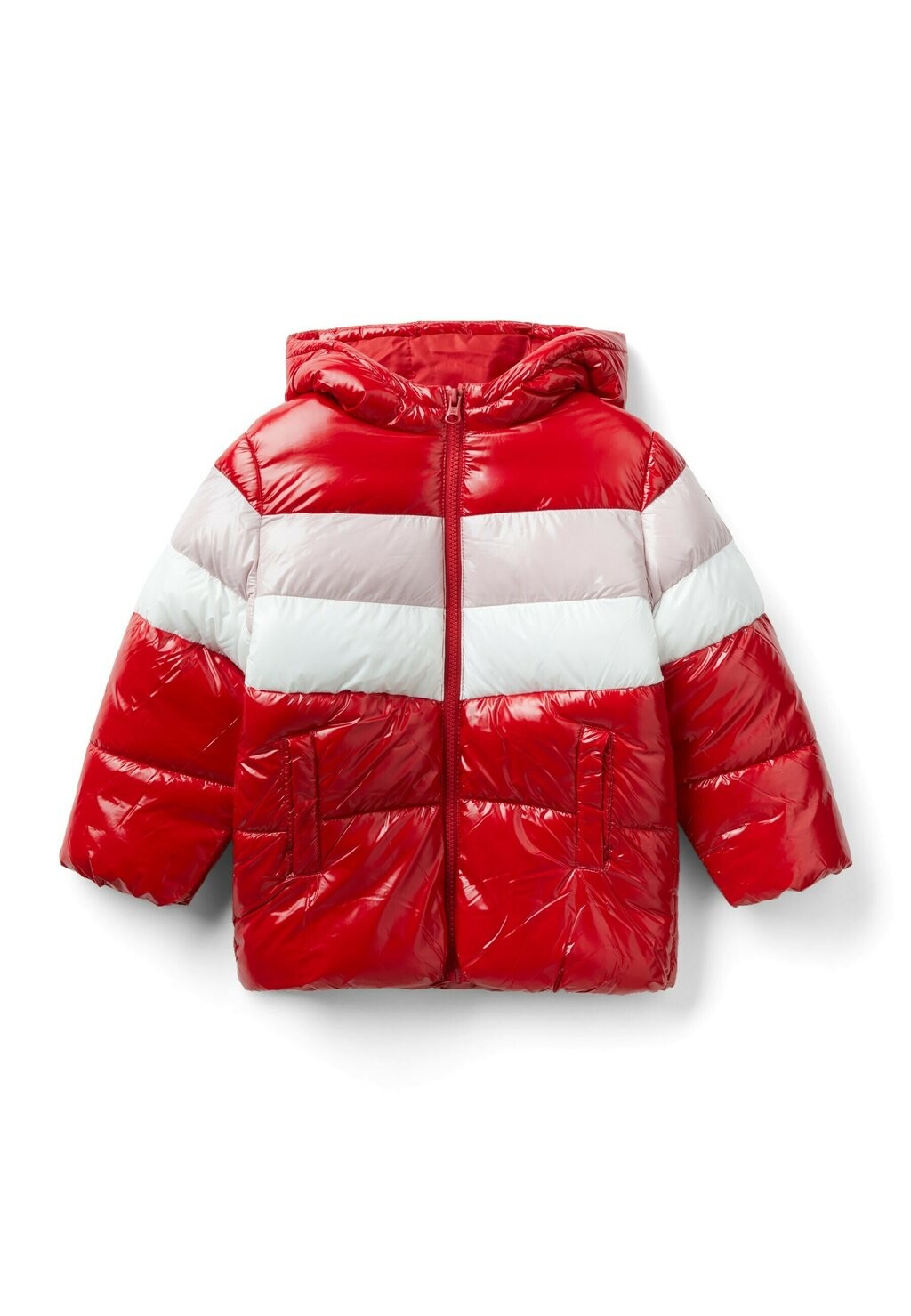 

Зимняя куртка Color Block Padded United Colors of Benetton, красный