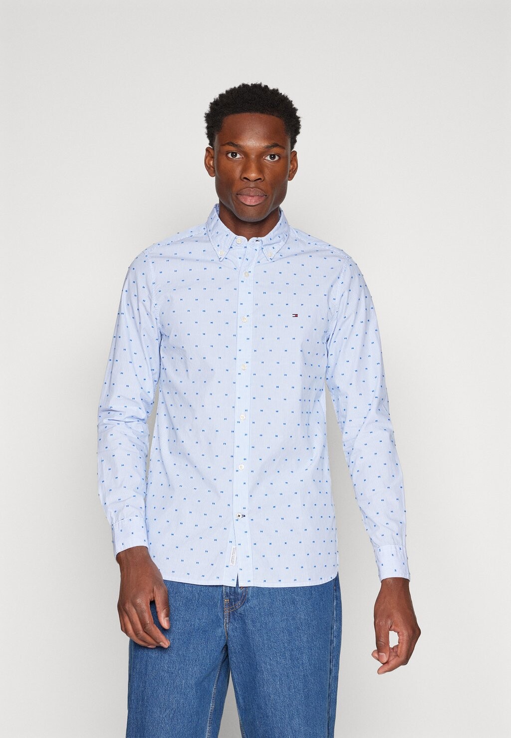 

Рубашка Coupe Shirt Tommy Hilfiger, цвет blue spell/multi