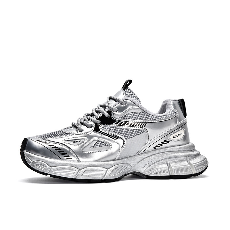

Кроссовки женские толстые низкие Obwa, цвет Silver Gray