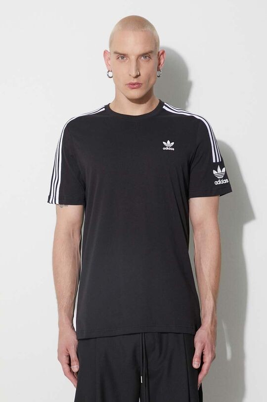 

Хлопковая футболка adidas Originals, черный