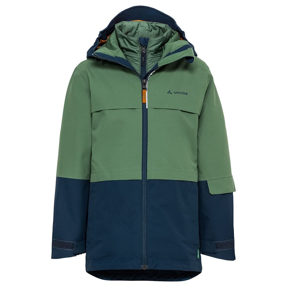 

Куртка VAUDE Snow Cup 3 In 1 II Junior Hood, зеленый