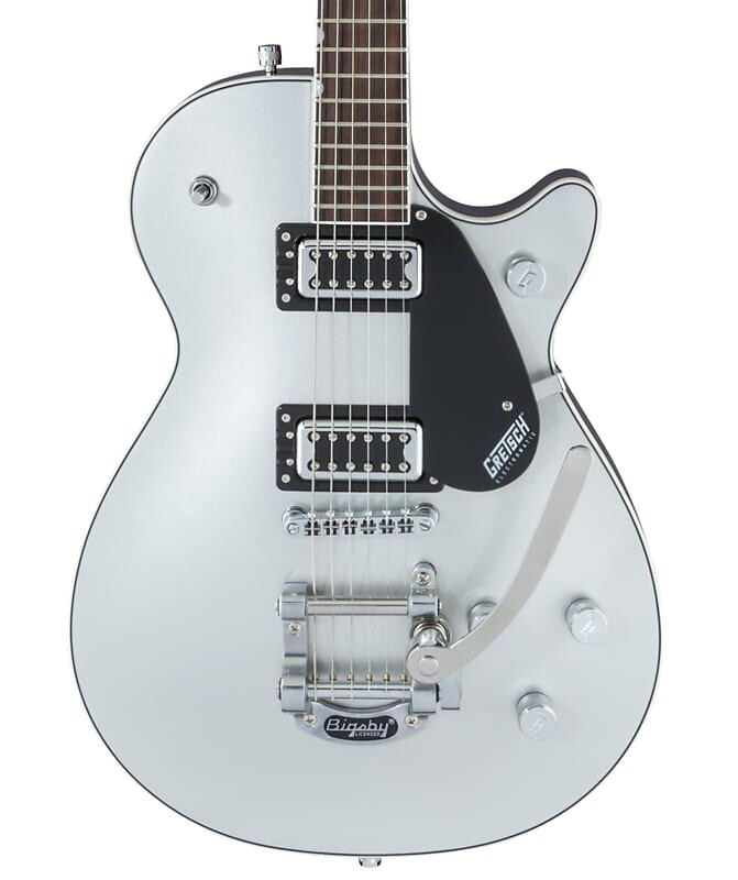 

Электрогитара Gretsch G5230T Electromatic Jet FT Single-Cut with Bigsby, Airline Silver, with Free Shipping!