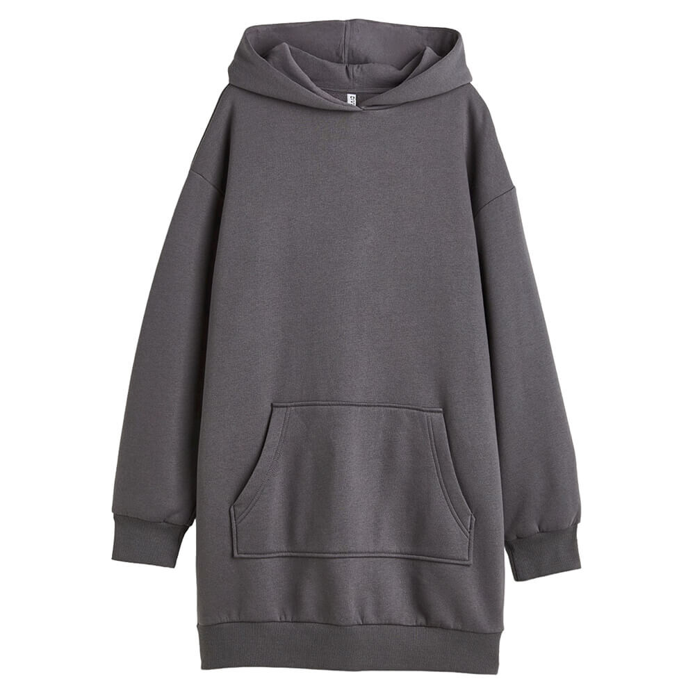 

Спортивное платье с капюшоном H&M, темно-серый