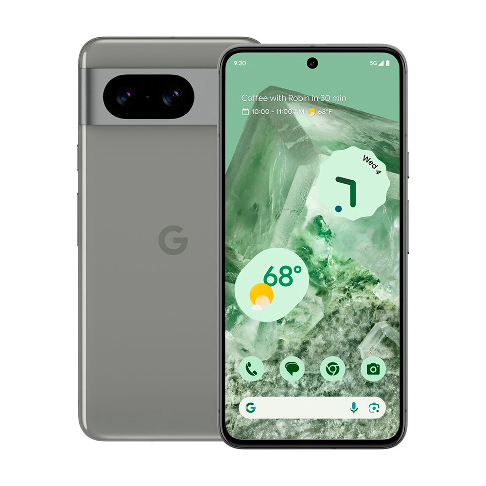 

Смартфон Google Pixel 8, 8Гб/256Гб, Nano-SIM + E-Sim, ореховый, Серый