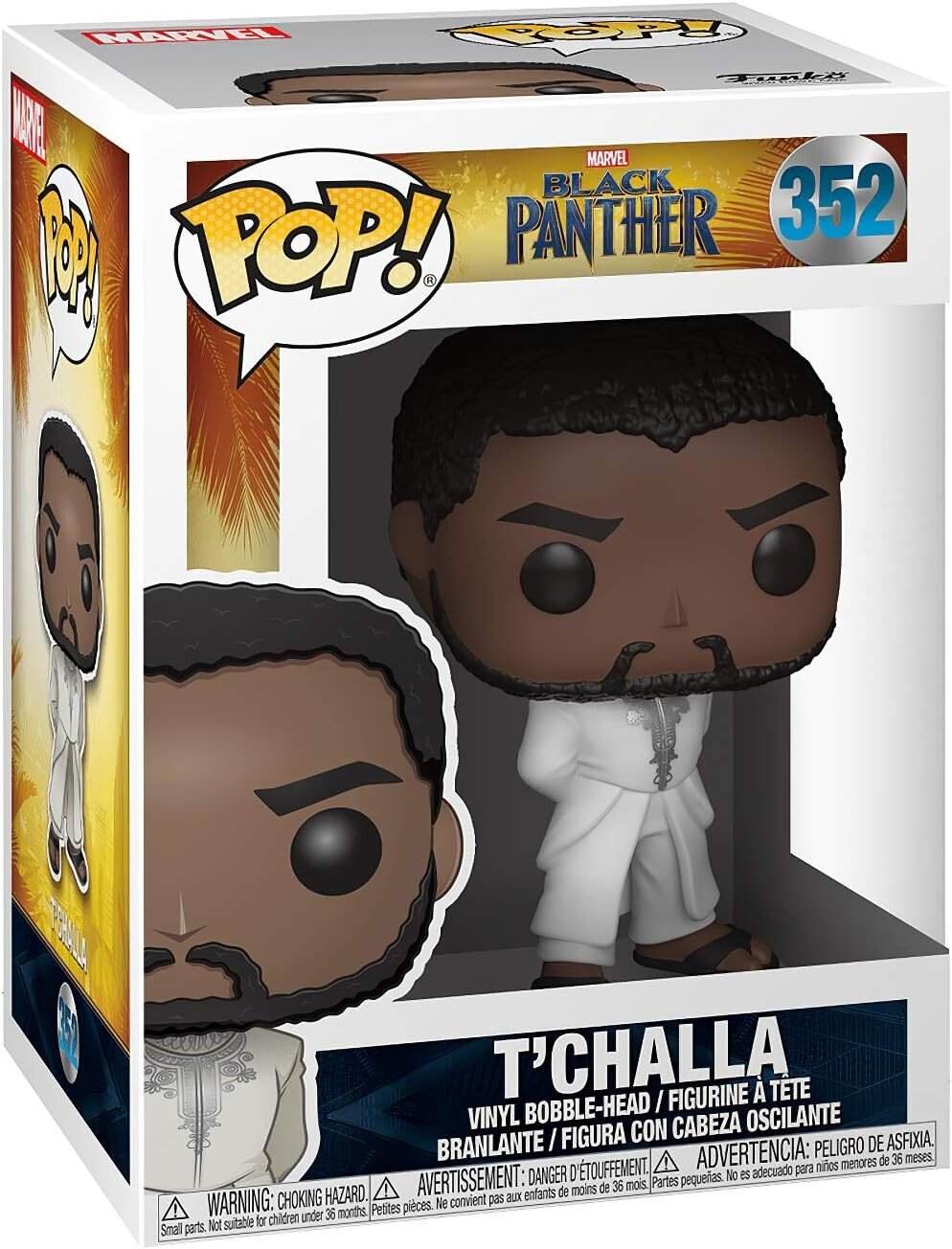 

Фигурка Funko Pop Marvel Black Panther Robe Collectible Figure, Multicolor