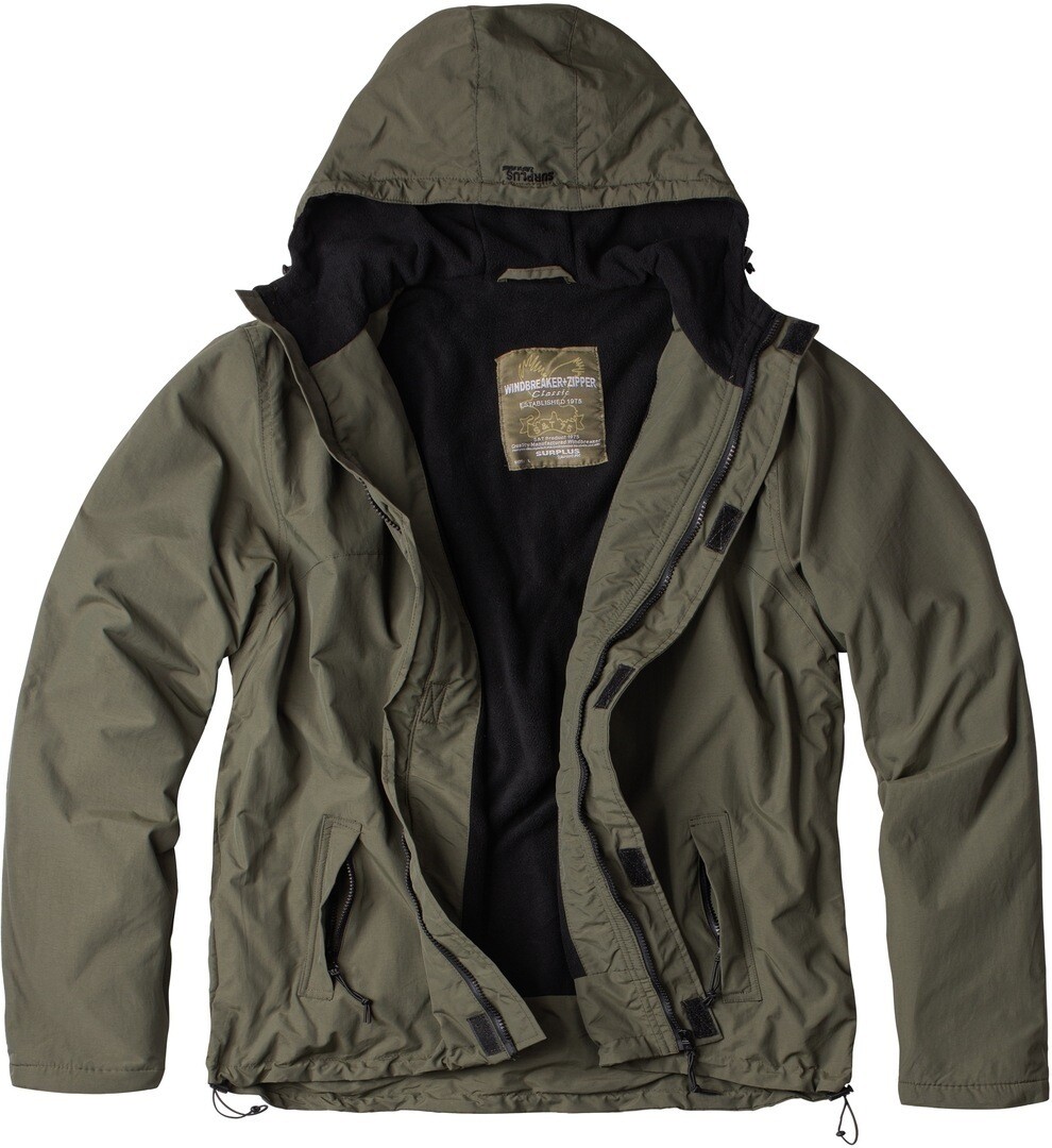 

Куртка Surplus Zipper Windbreaker, оливковый