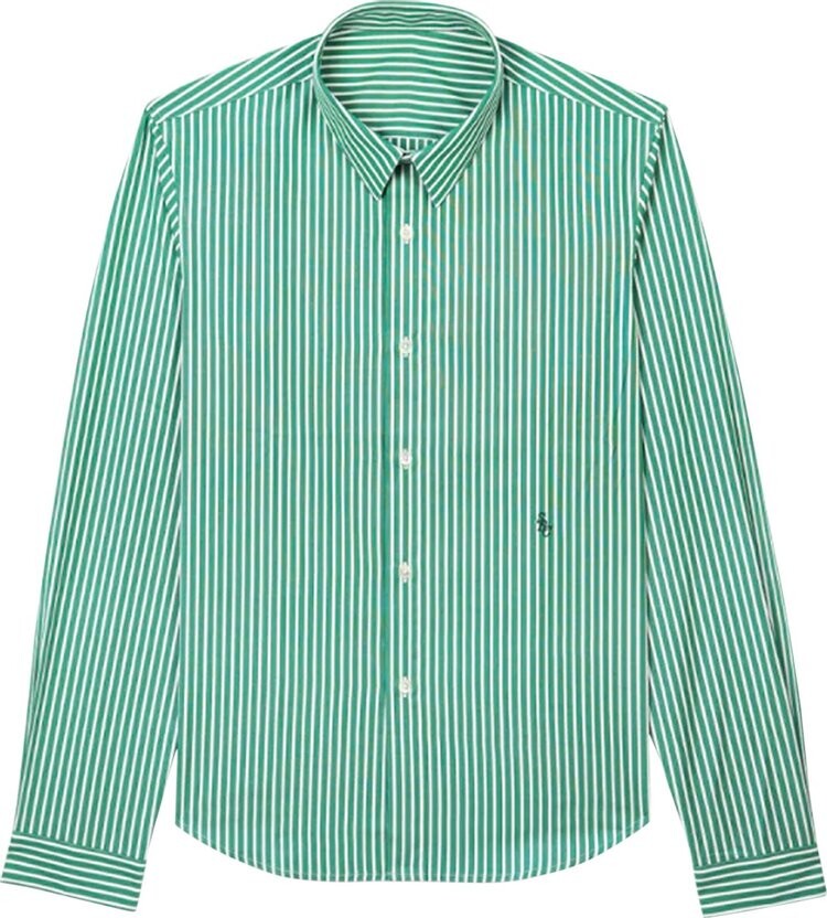 

Рубашка Sporty & Rich Charlie Striped Shirt 'Green', зеленый