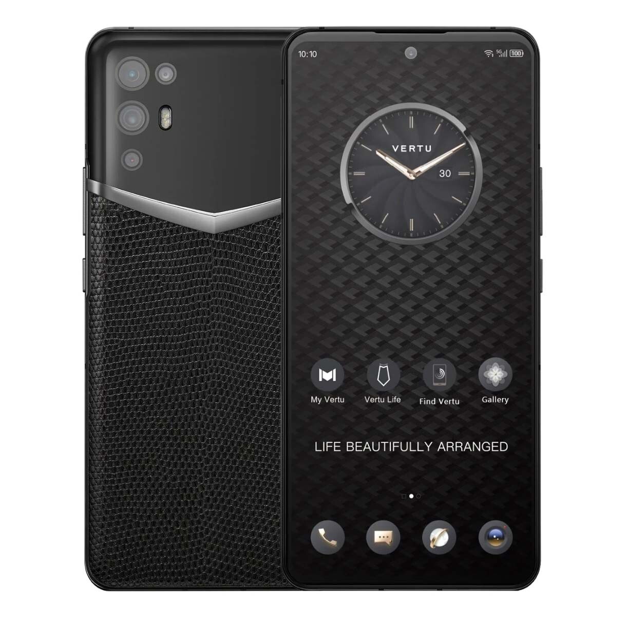 

Смартфон Vertu iVERTU 5G Lizard Skin, 12Гб/512Гб, черный