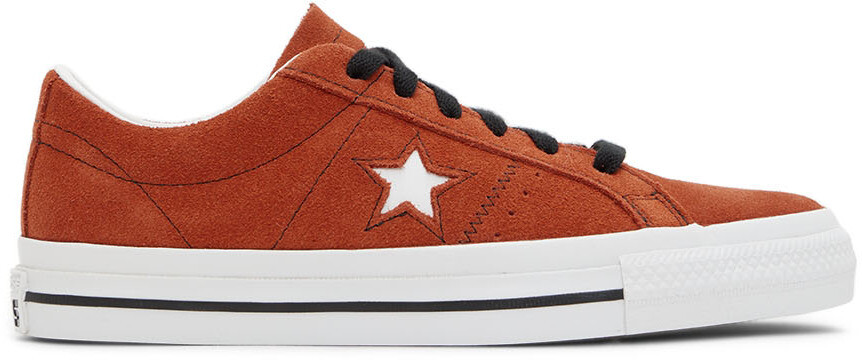 

Оранжевые замшевые кроссовки One Star Pro Converse