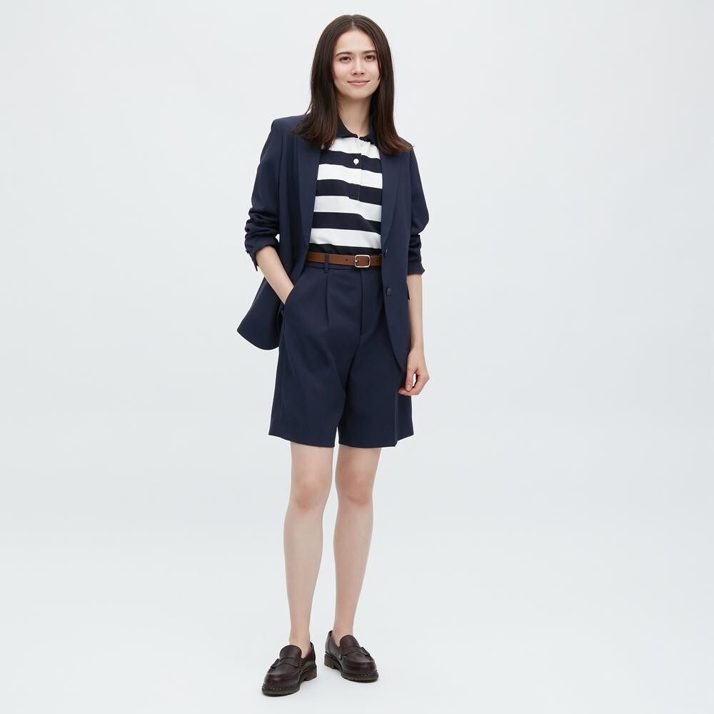 

Эластичные брюки Uniqlo, синий
