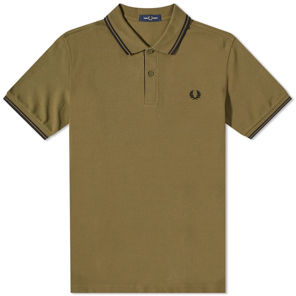 

Футболка Fred Perry Slim Fit Twin Tipped Polo