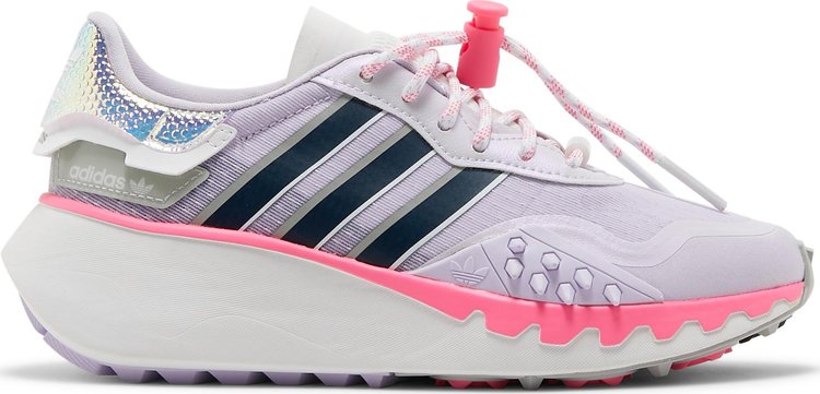 Pink cheap iridescent adidas