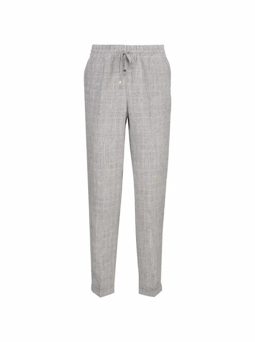 

Укороченные брюки в виндзорскую клетку Kiton, Серый