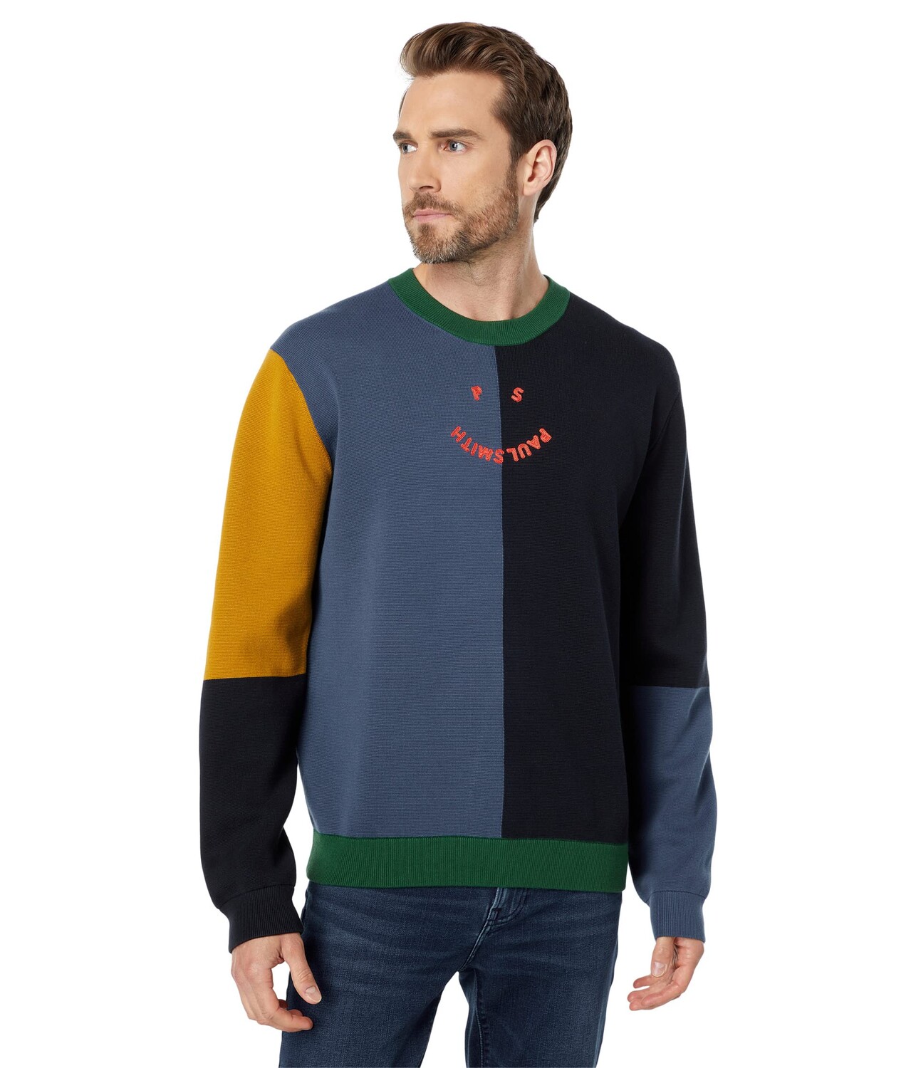 

Толстовка Paul Smith, Crew Neck Happy, Черный