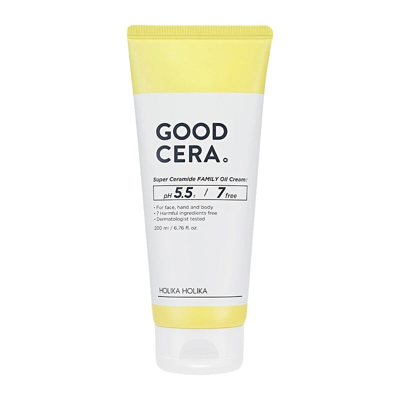 

HOLIKA HOLIKA Good Cera Super Ceramide Family Oil Cream Интенсивно увлажняющий крем для тела для всей семьи 200мл