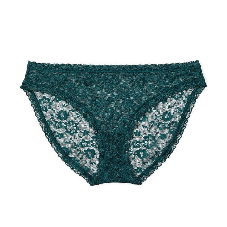 

Трусики Victoria's Secret The Lacie Lacie Bikini, темно-зеленый