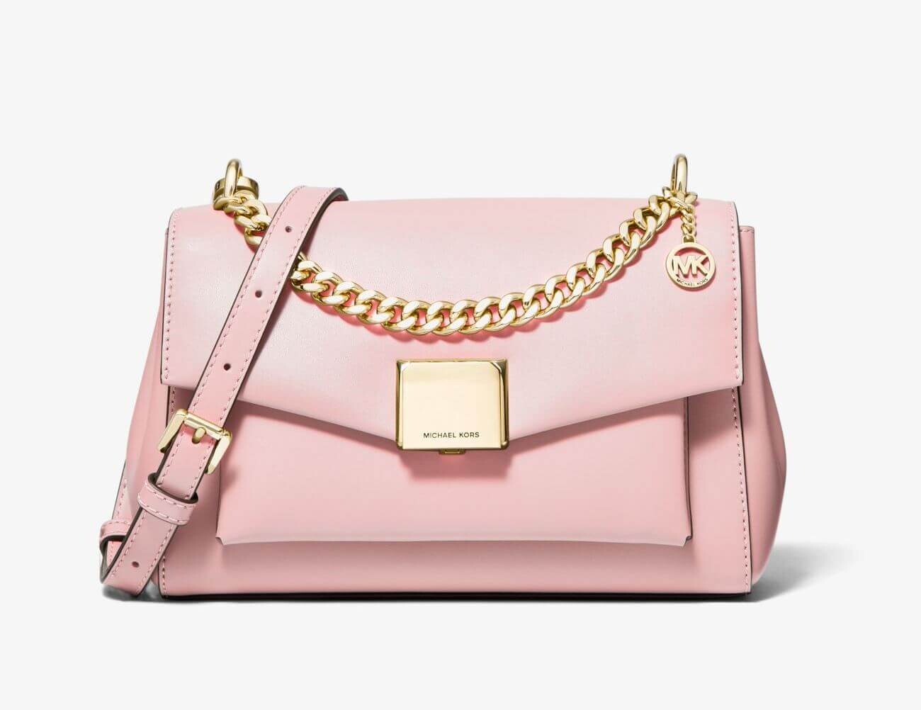 

Сумка кросс-боди Michael Michael Kors Lita Medium Leather, светло-розовый