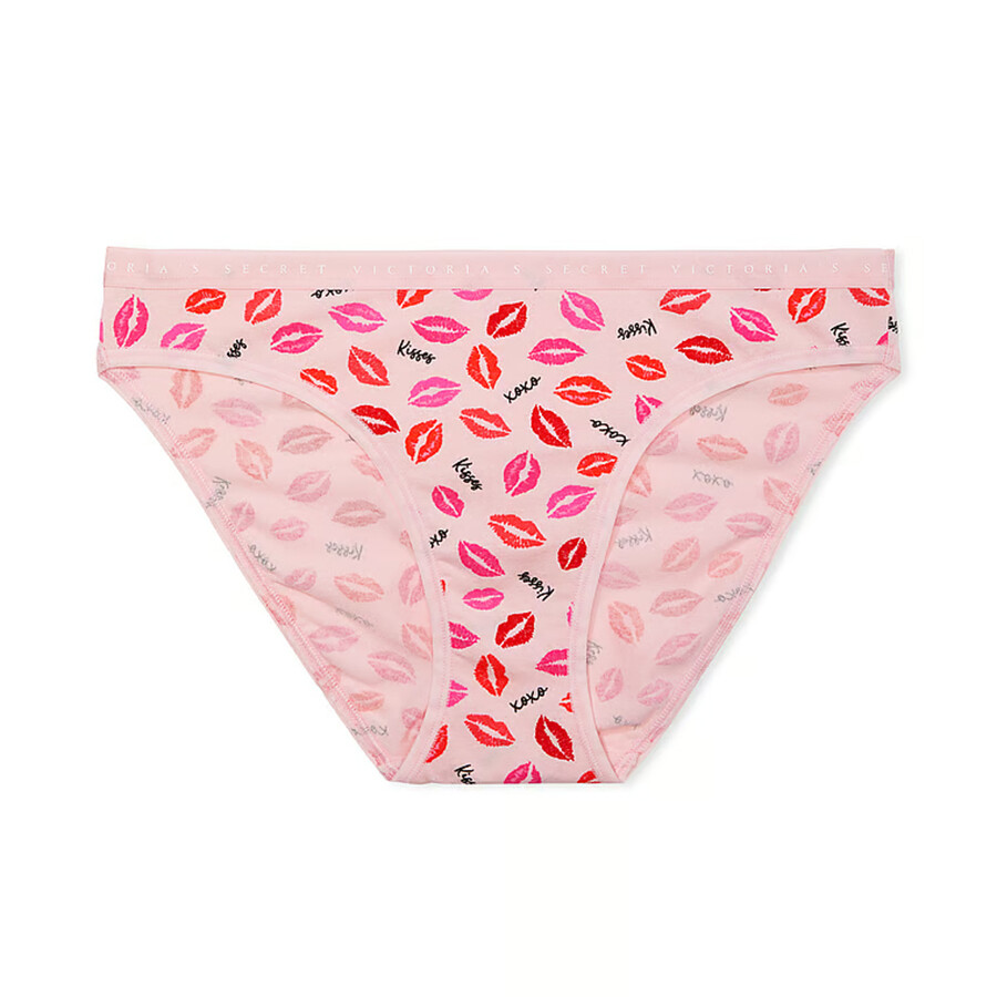 

Трусики Victoria's Secret Stretch Cotton Bikini Classic, розовый/красный