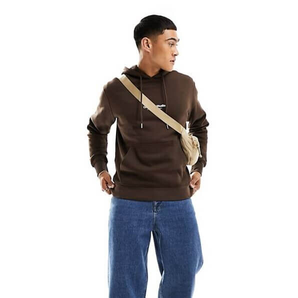 

Толстовка Jack & Jones Oversize, темно-коричневый