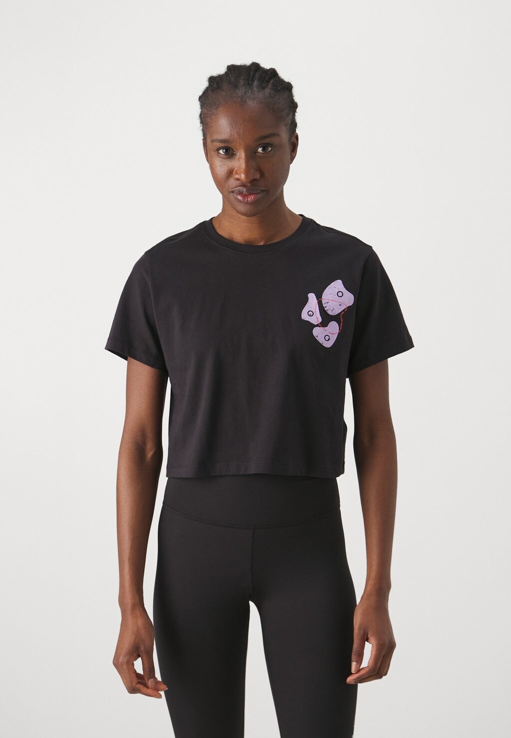 

Футболка с принтом OUTDOOR TEE The North Face, цвет black
