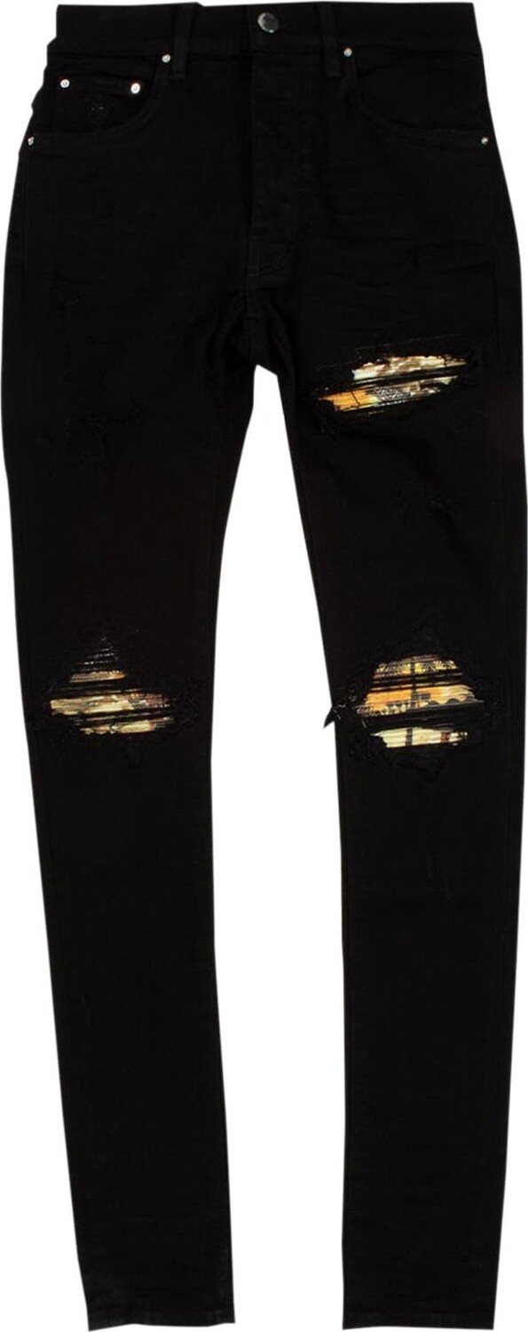 

Джинсы Amiri Aloha MX1 Jean 'Black', черный