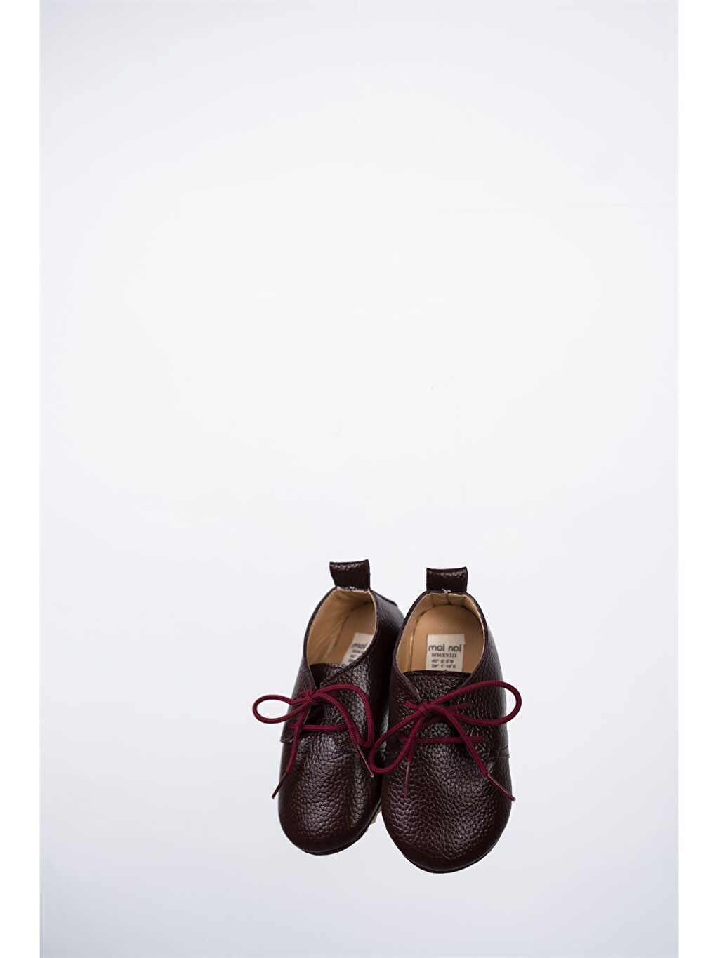 Детская обувь на шнуровке из натуральной кожи Moi Noi Moi Noi