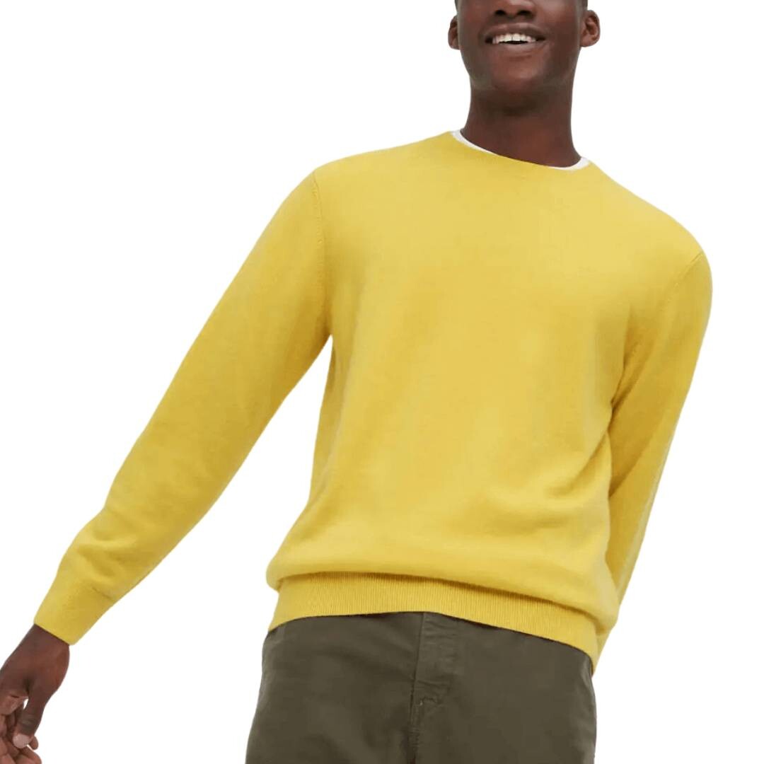 

Джемпер Uniqlo Cashmere Crew Neck, желтый