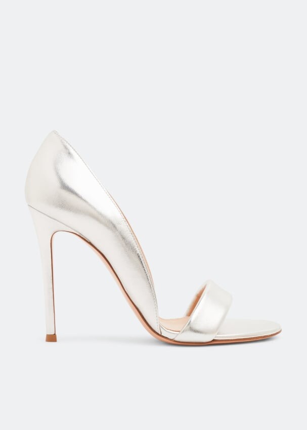 

Туфли GIANVITO ROSSI Baiser pumps, серебряный