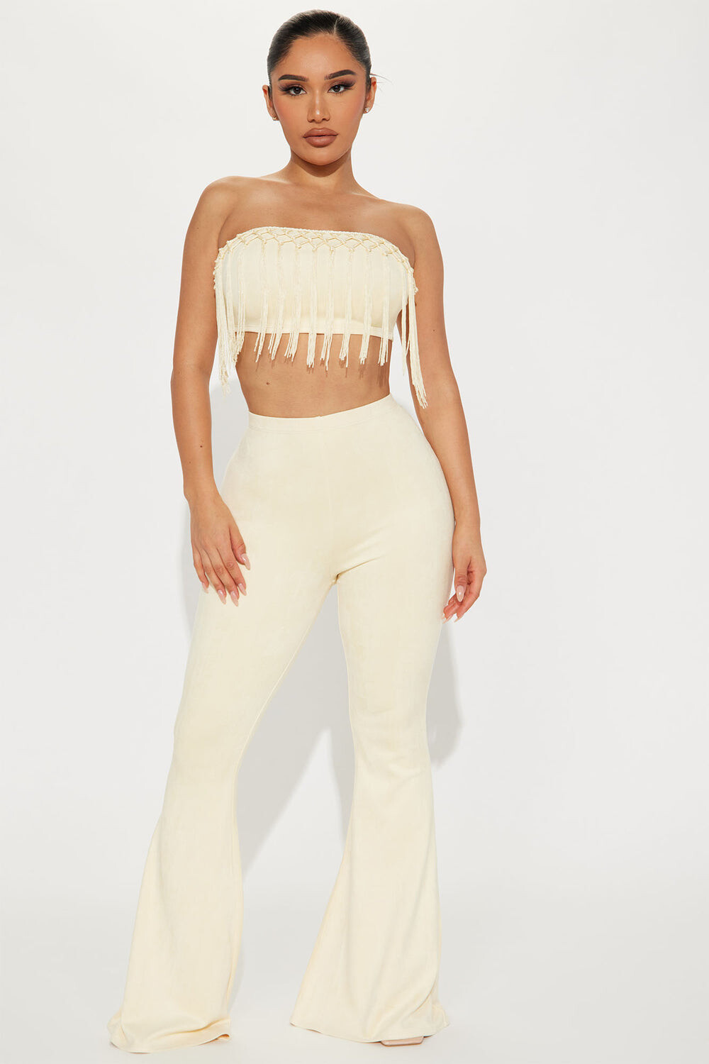 

Брюки Fashion Nova S1655, кремовый