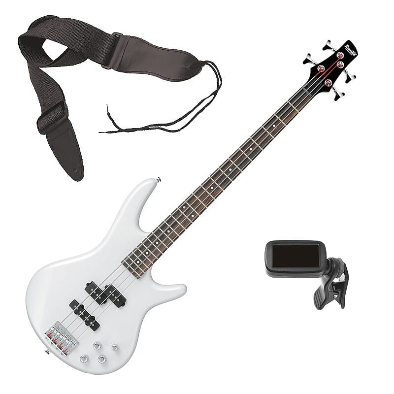 

Ibanez GSR200 4-струнная бас-гитара - Жемчужно-белый BONUS PAK