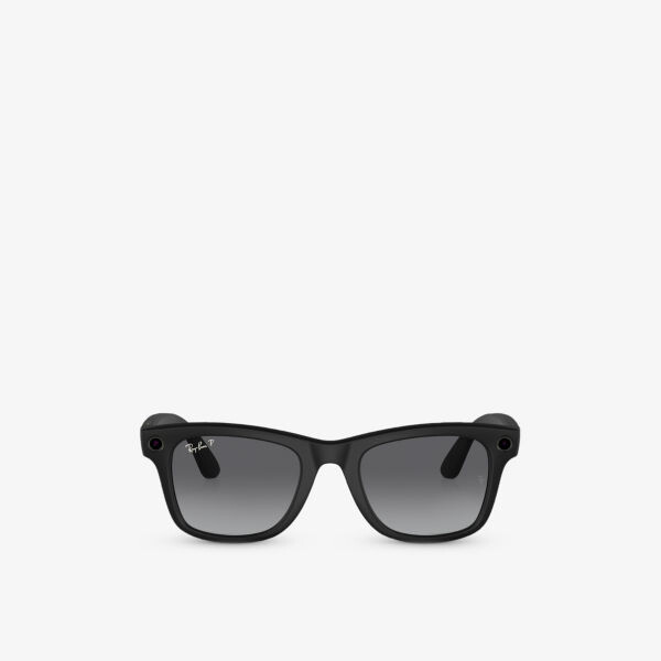 

Солнцезащитные очки Ray-Ban Meta RW4008 Wayfarer из ацетата Ray-Ban, черный