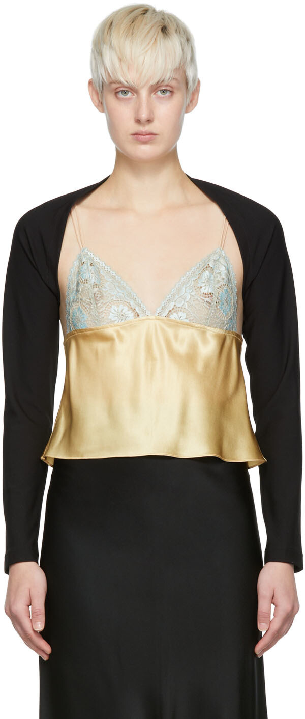 

Black Nao Takekoshi Edition Cardigan Wolford, Оранжевый