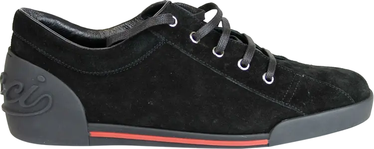 

Кроссовки Gucci Softy Tek Suede, черный