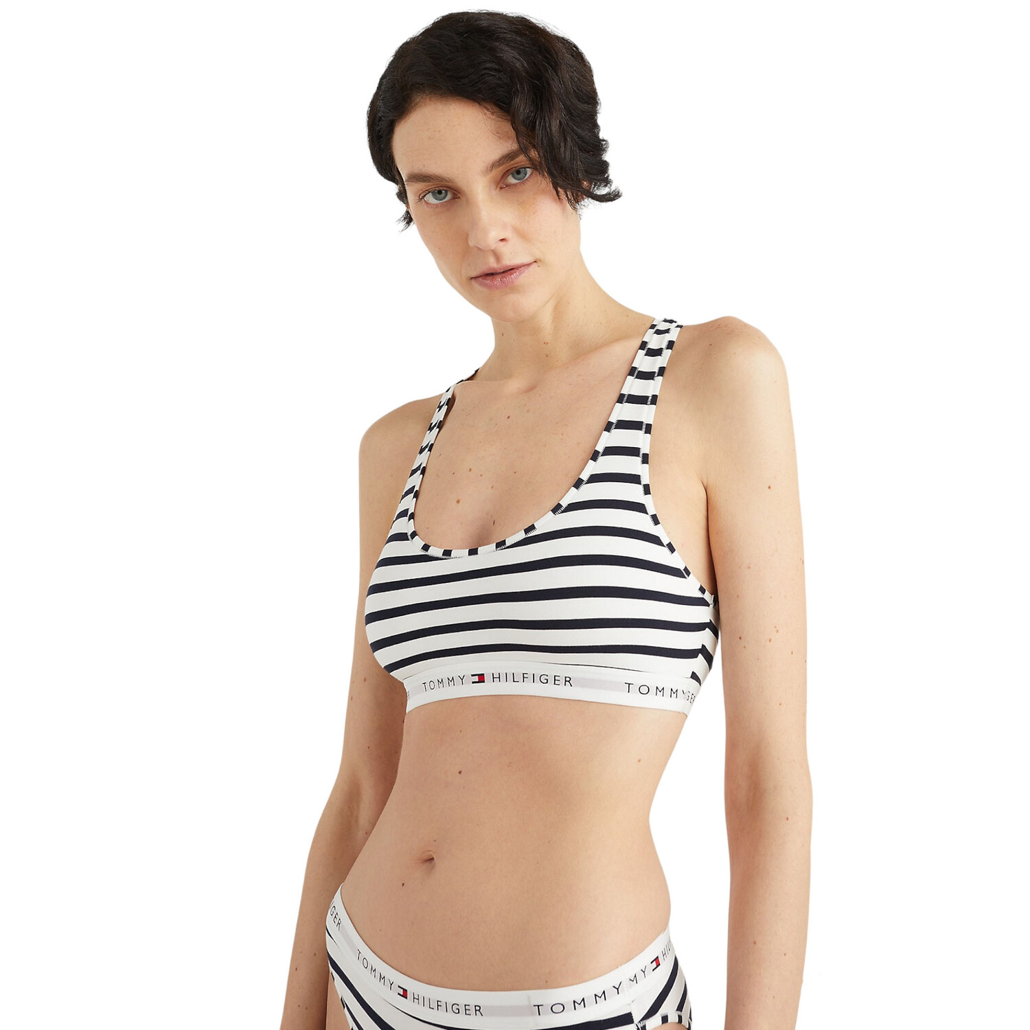 

Бюстгальтер Tommy Hilfiger Stripe, белый/синий