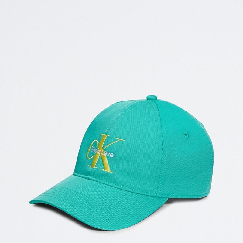

Бейсболка Calvin Klein Pride Embroidered Logo, аквамарин