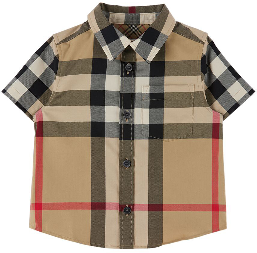 

Рубашка в винтажную клетку Baby Beige Burberry